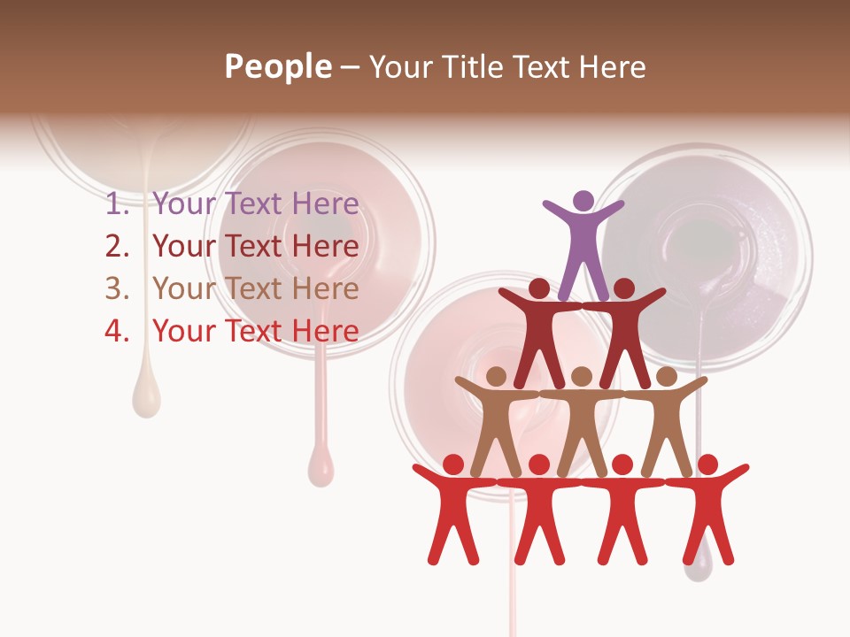 Leaking Purple Shine PowerPoint Template