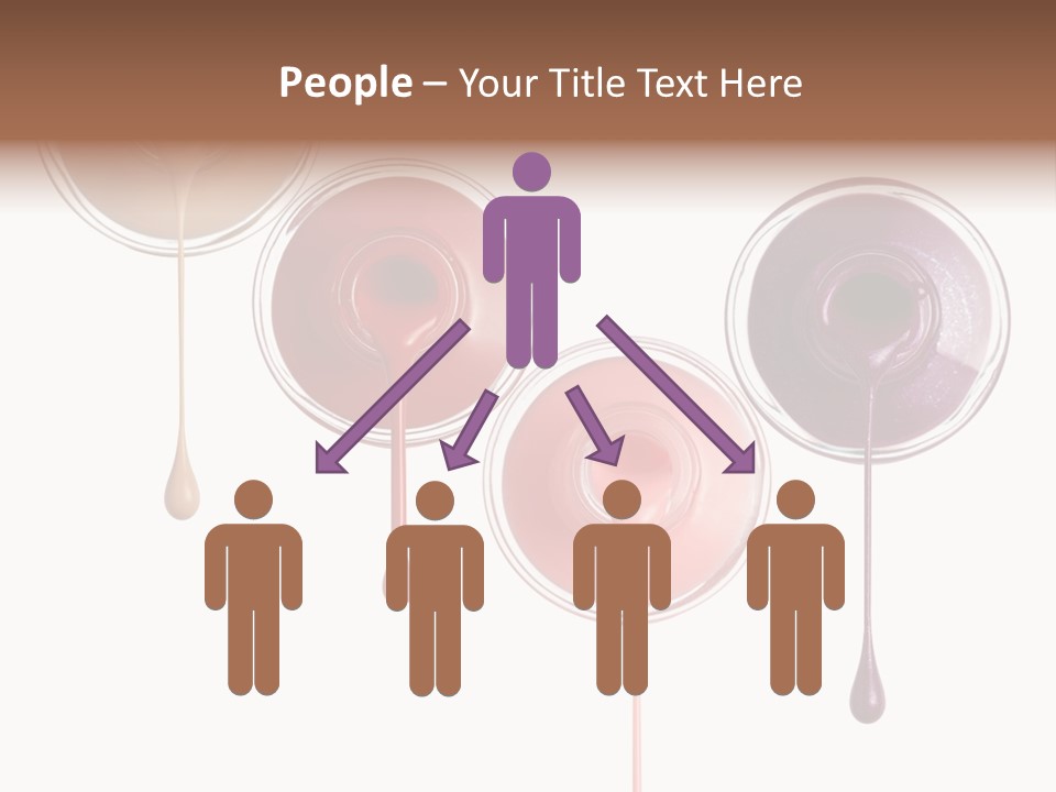 Leaking Purple Shine PowerPoint Template