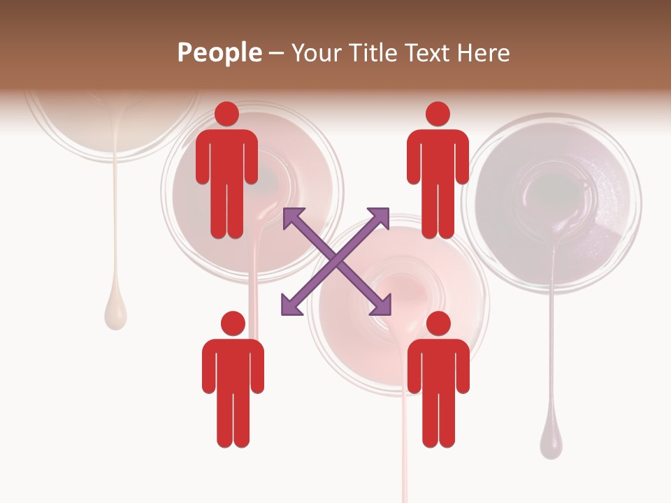 Leaking Purple Shine PowerPoint Template