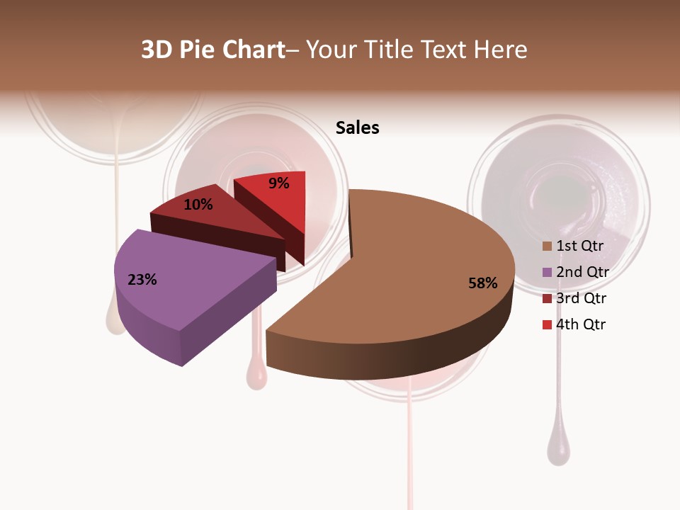 Leaking Purple Shine PowerPoint Template