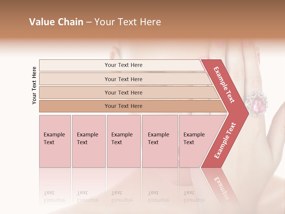 Silver Girl Horizontal PowerPoint Template