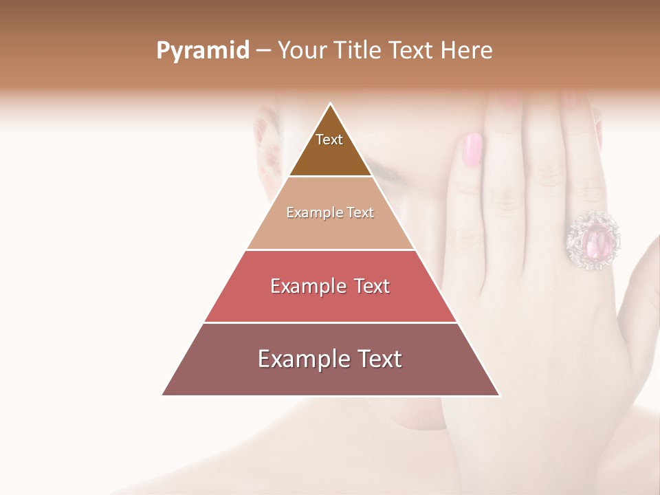 Silver Girl Horizontal PowerPoint Template