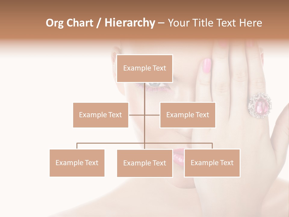 Silver Girl Horizontal PowerPoint Template