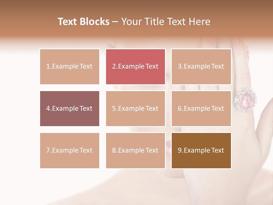 Silver Girl Horizontal PowerPoint Template