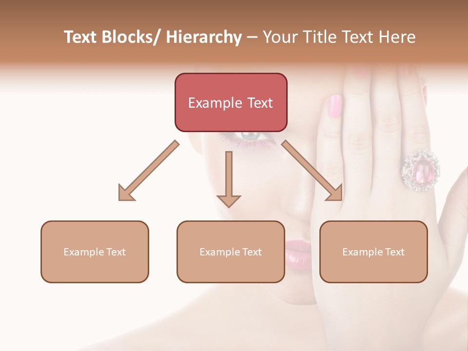 Silver Girl Horizontal PowerPoint Template