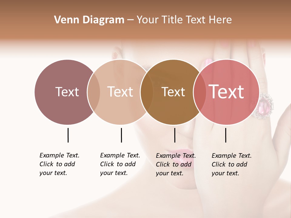 Silver Girl Horizontal PowerPoint Template