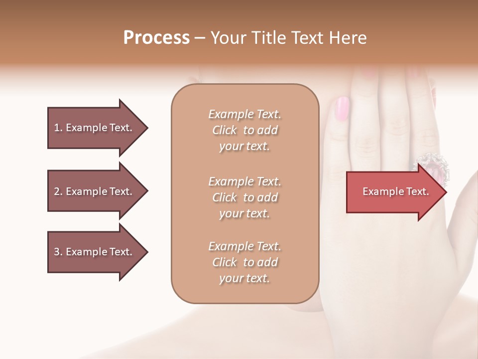 Silver Girl Horizontal PowerPoint Template