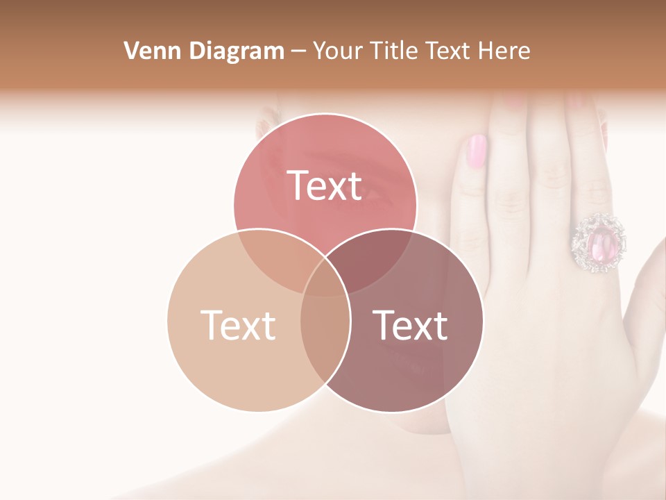 Silver Girl Horizontal PowerPoint Template