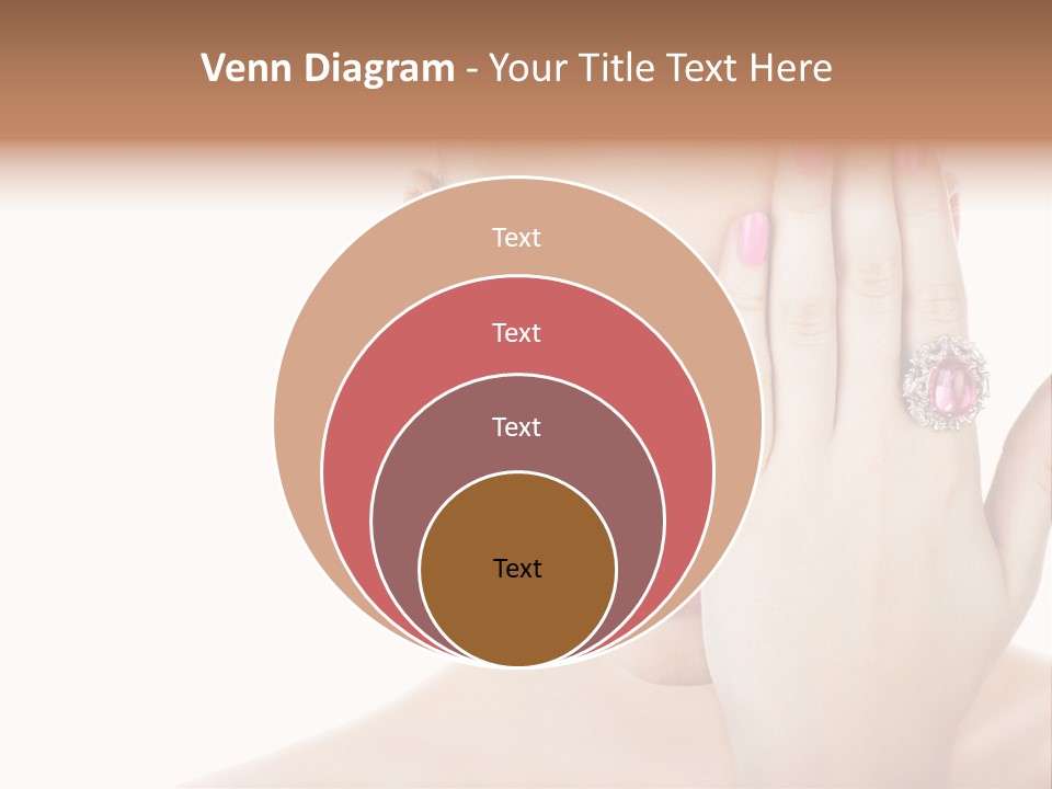 Silver Girl Horizontal PowerPoint Template