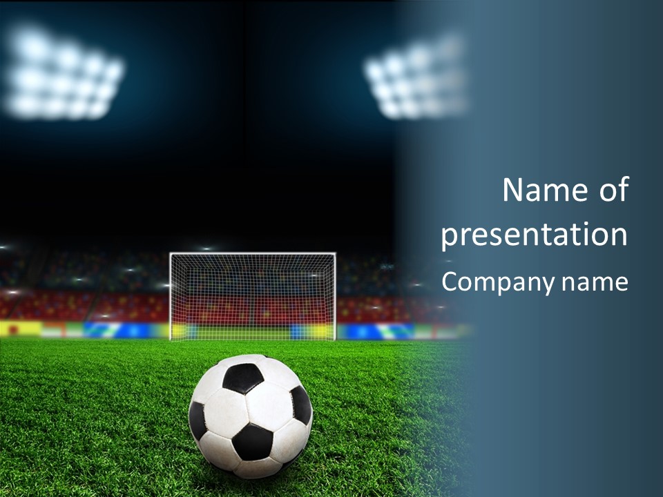 Competition Win Fan PowerPoint Template