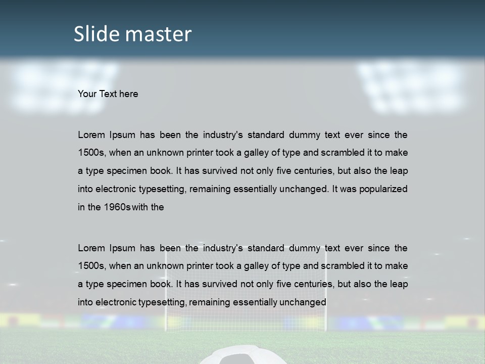 Competition Win Fan PowerPoint Template