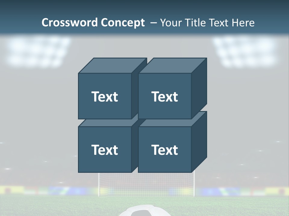 Competition Win Fan PowerPoint Template