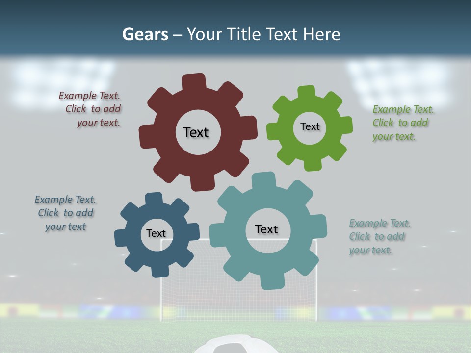 Competition Win Fan PowerPoint Template