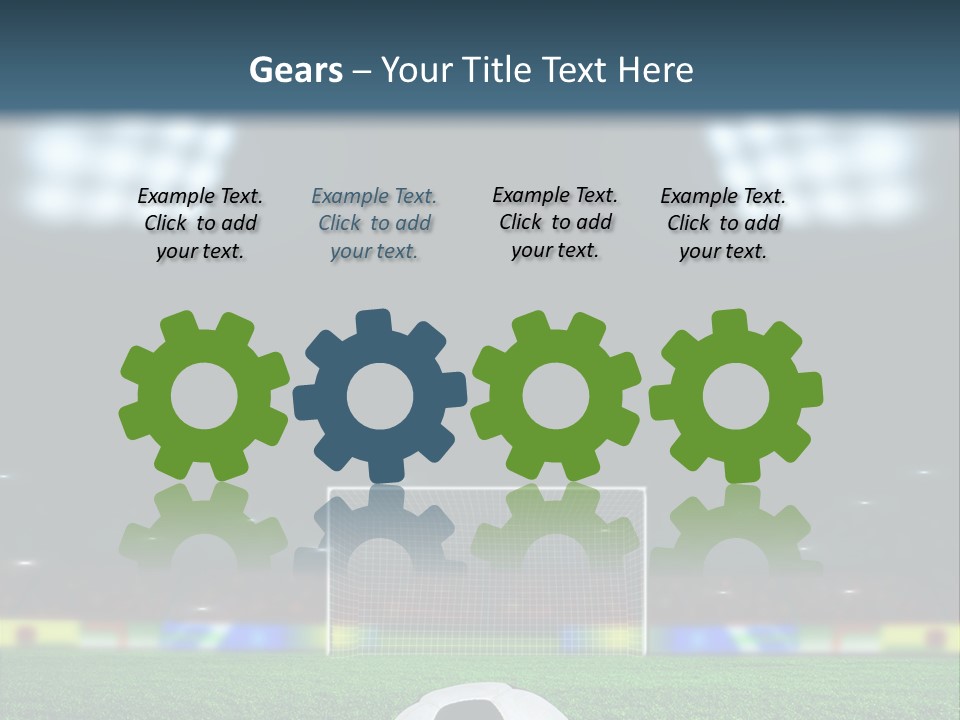 Competition Win Fan PowerPoint Template