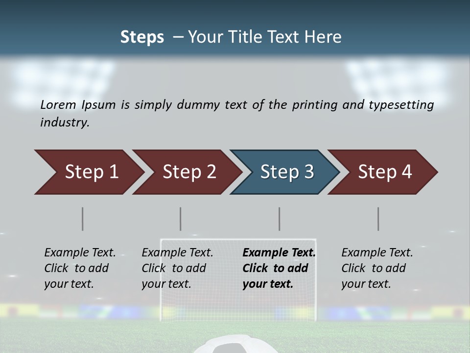 Competition Win Fan PowerPoint Template