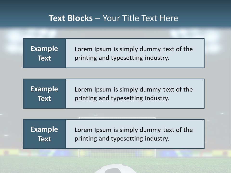 Competition Win Fan PowerPoint Template