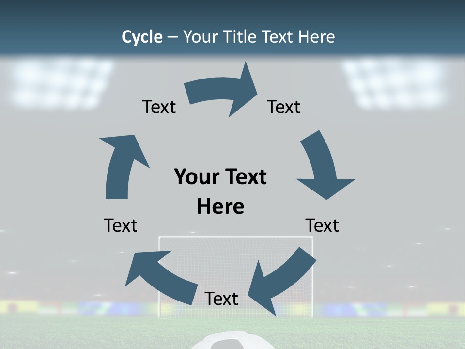 Competition Win Fan PowerPoint Template