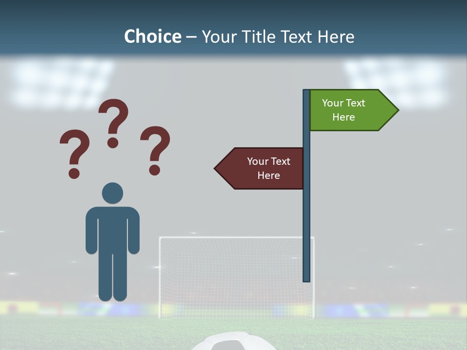 Competition Win Fan PowerPoint Template