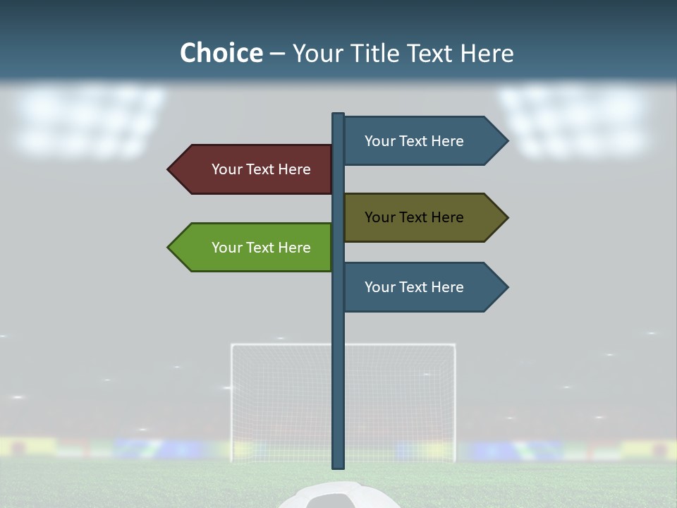 Competition Win Fan PowerPoint Template