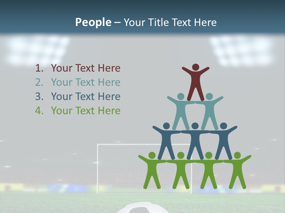 Competition Win Fan PowerPoint Template