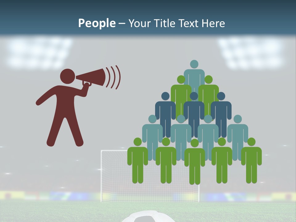 Competition Win Fan PowerPoint Template