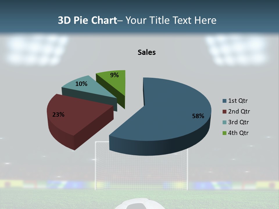 Competition Win Fan PowerPoint Template