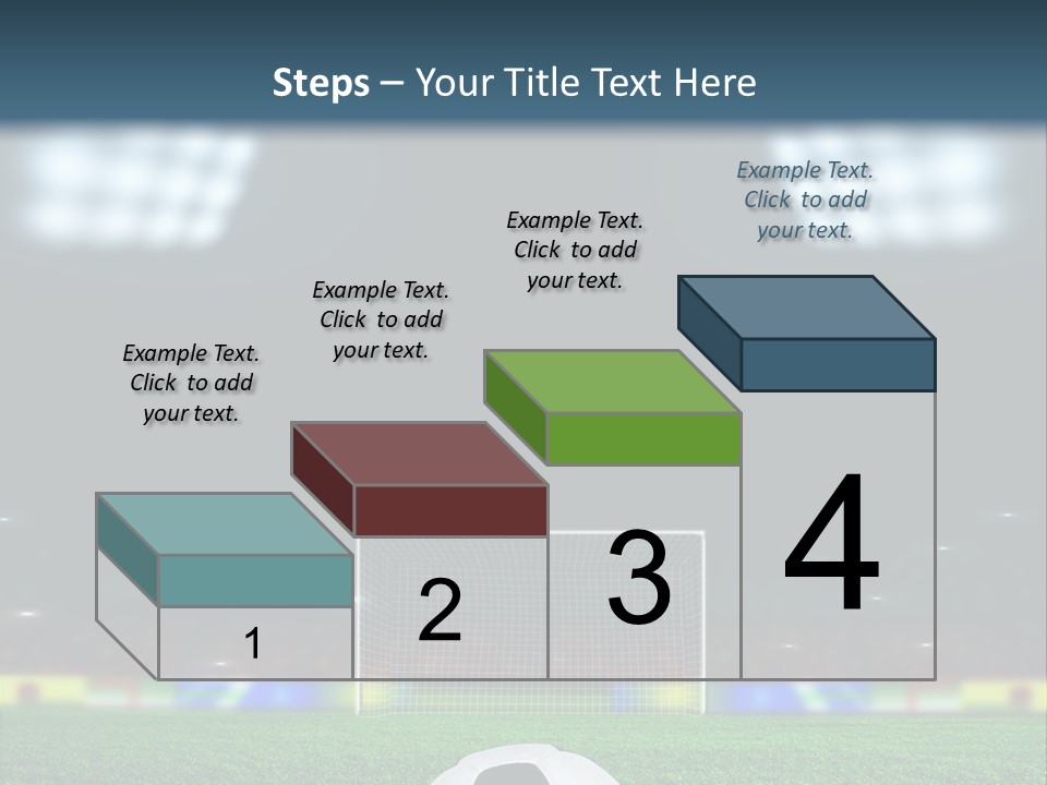Competition Win Fan PowerPoint Template