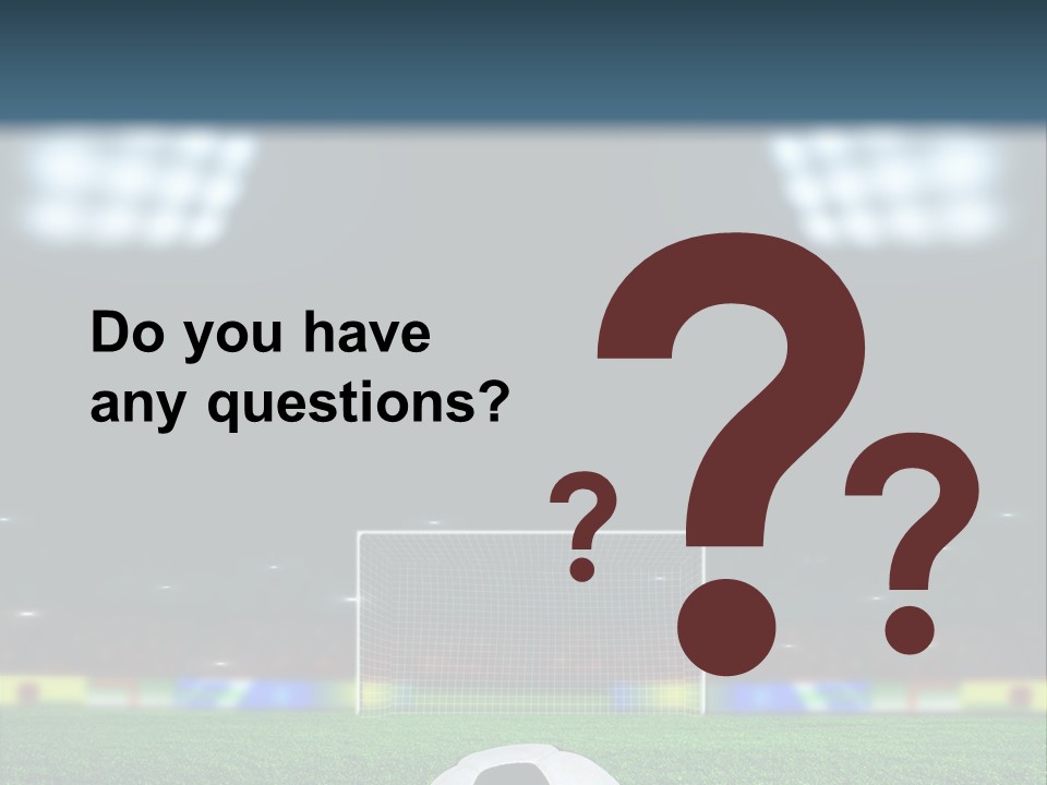 Competition Win Fan PowerPoint Template