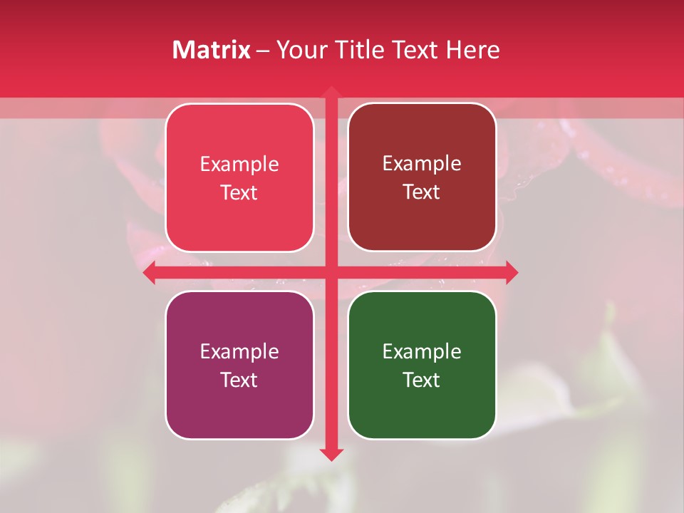 Petal Romantic Beauty PowerPoint Template