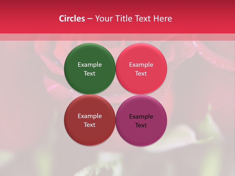 Petal Romantic Beauty PowerPoint Template