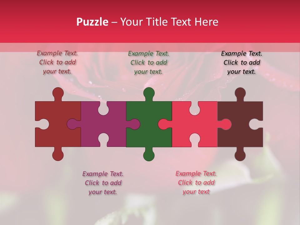 Petal Romantic Beauty PowerPoint Template