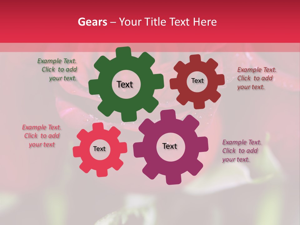 Petal Romantic Beauty PowerPoint Template