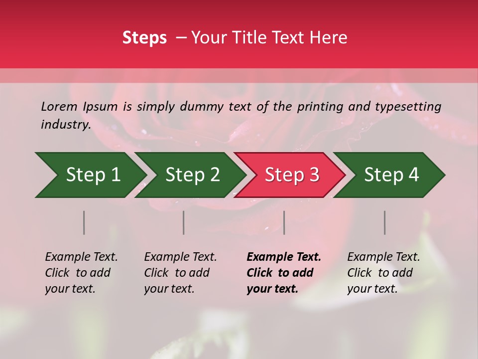 Petal Romantic Beauty PowerPoint Template