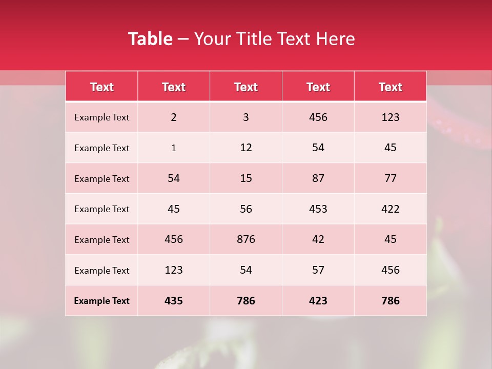 Petal Romantic Beauty PowerPoint Template