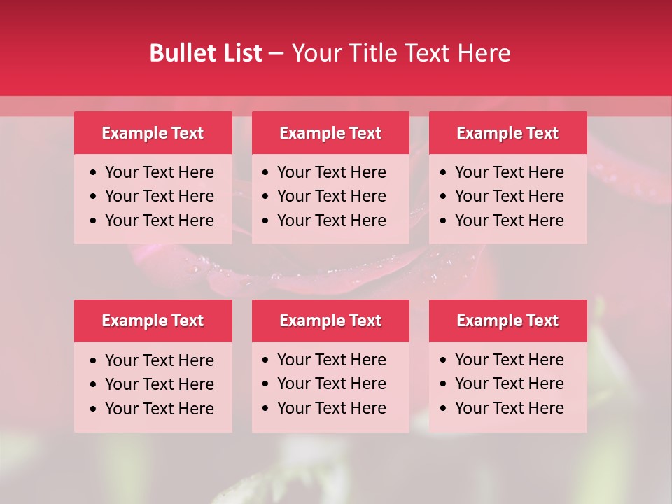 Petal Romantic Beauty PowerPoint Template