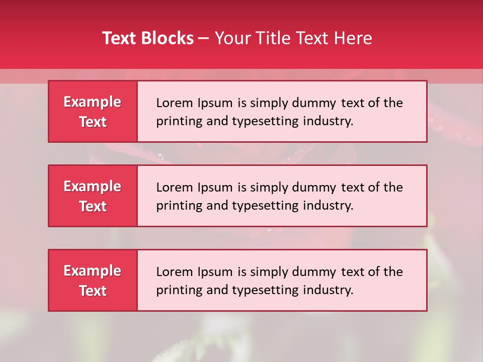 Petal Romantic Beauty PowerPoint Template