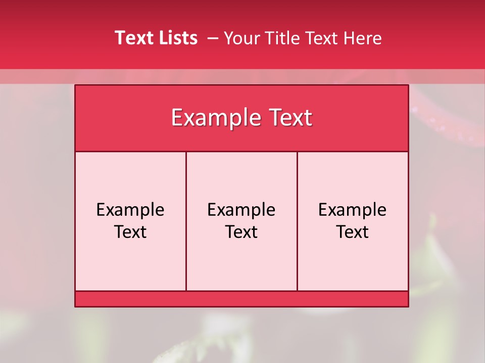 Petal Romantic Beauty PowerPoint Template