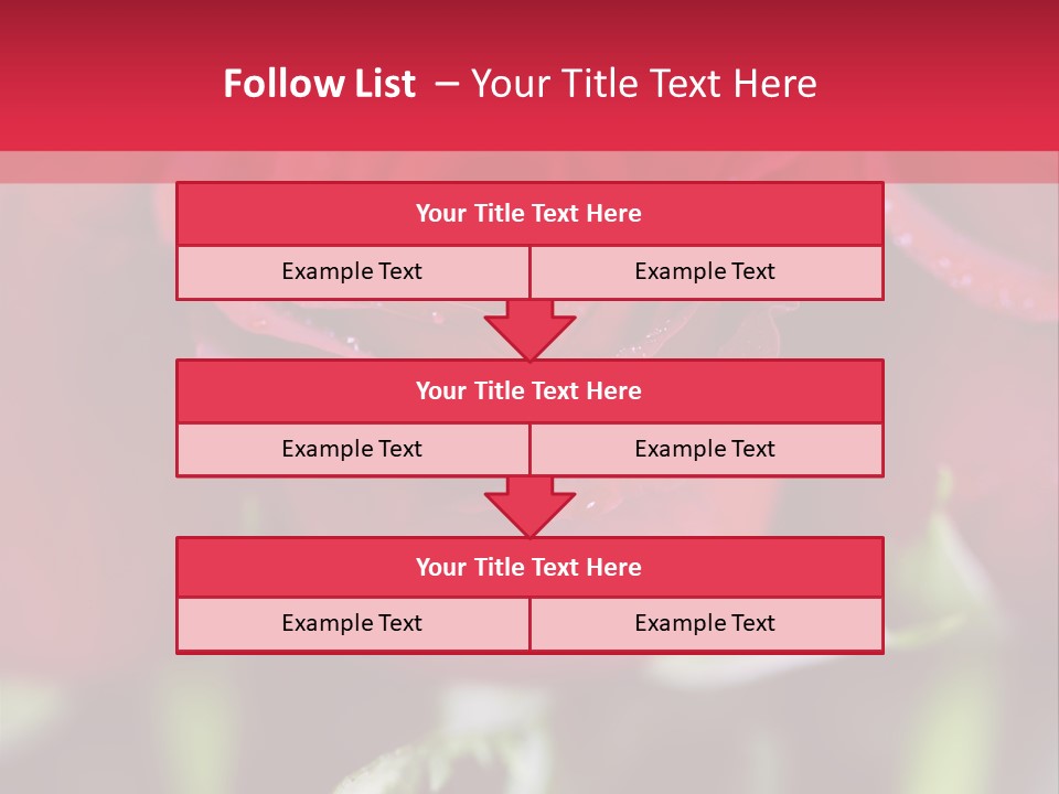 Petal Romantic Beauty PowerPoint Template