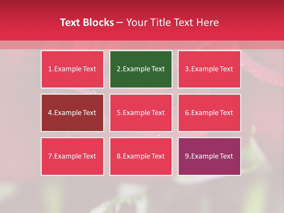 Petal Romantic Beauty PowerPoint Template