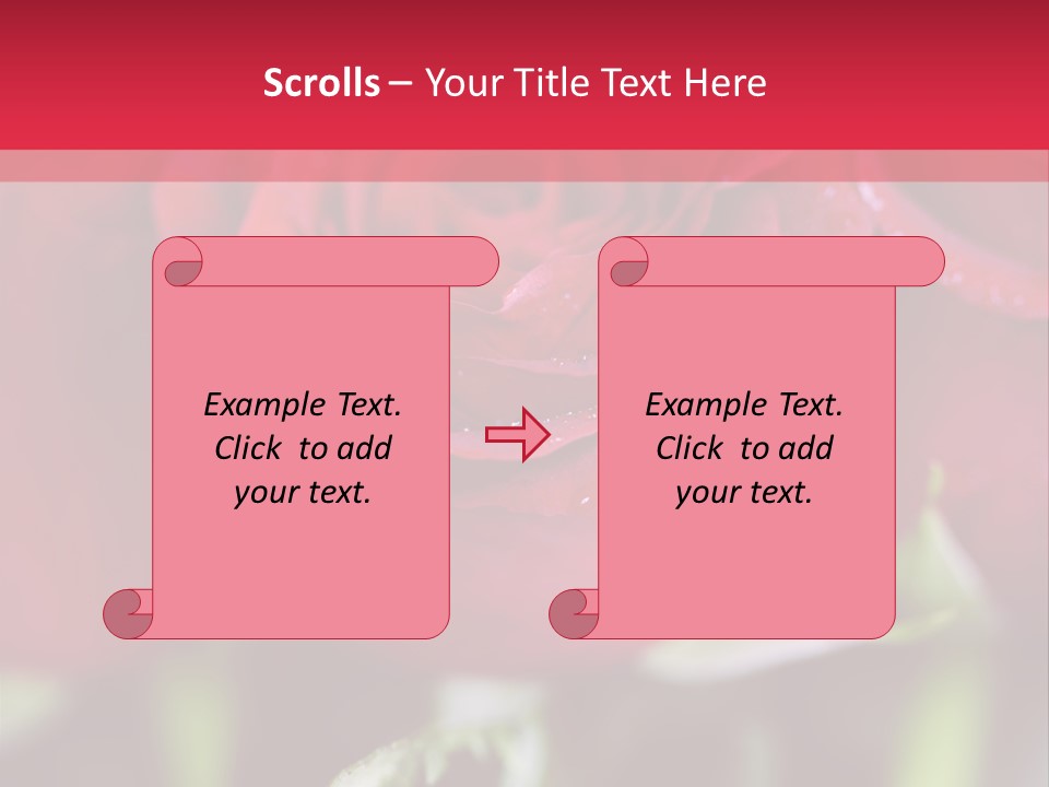 Petal Romantic Beauty PowerPoint Template