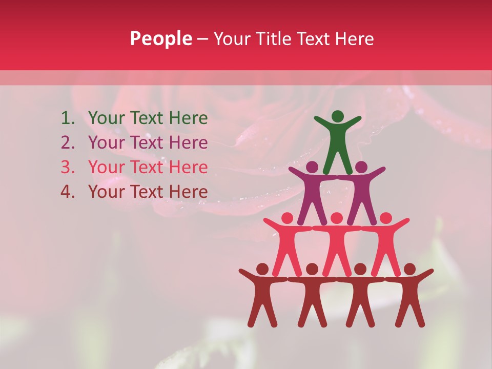 Petal Romantic Beauty PowerPoint Template