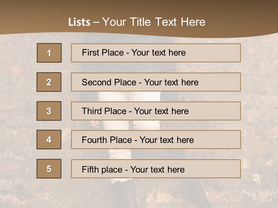 Boots Cloudy Leaning PowerPoint Template