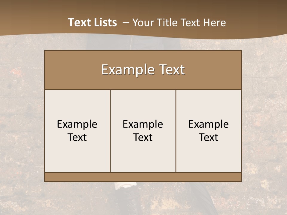 Boots Cloudy Leaning PowerPoint Template