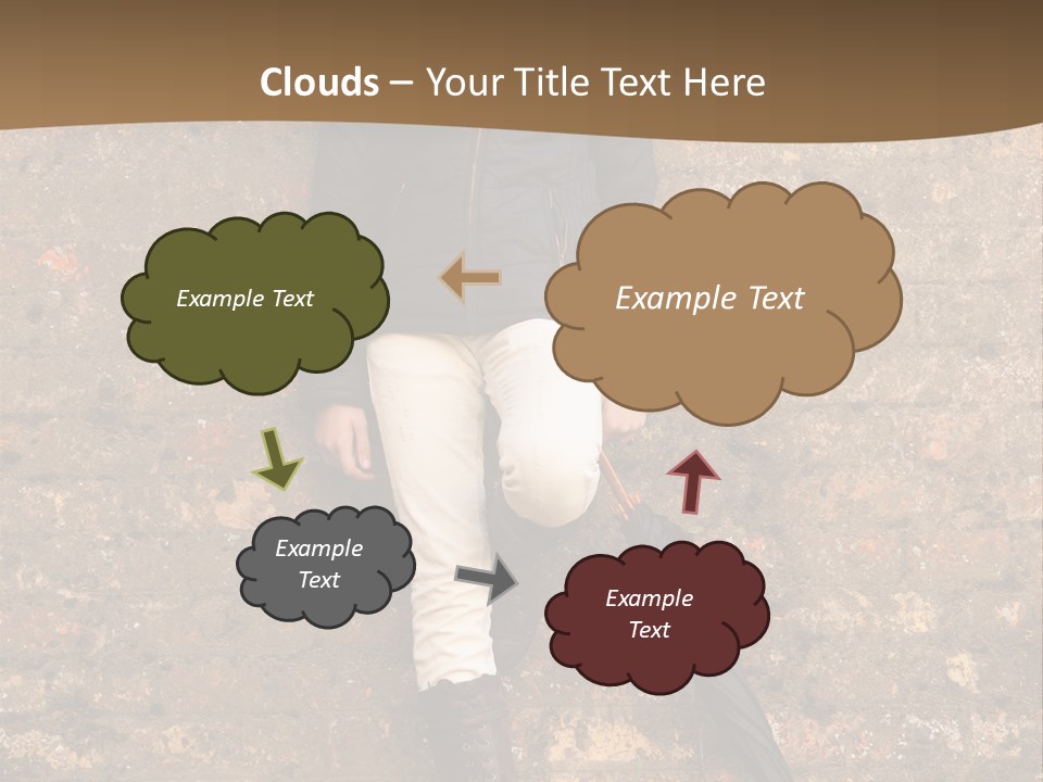 Boots Cloudy Leaning PowerPoint Template