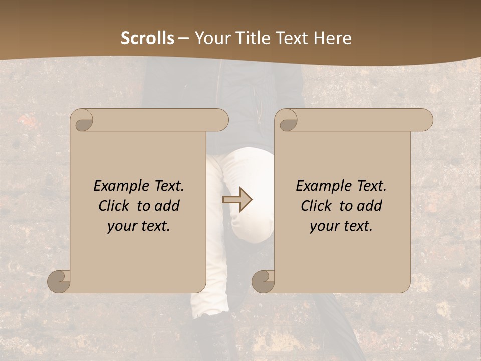 Boots Cloudy Leaning PowerPoint Template