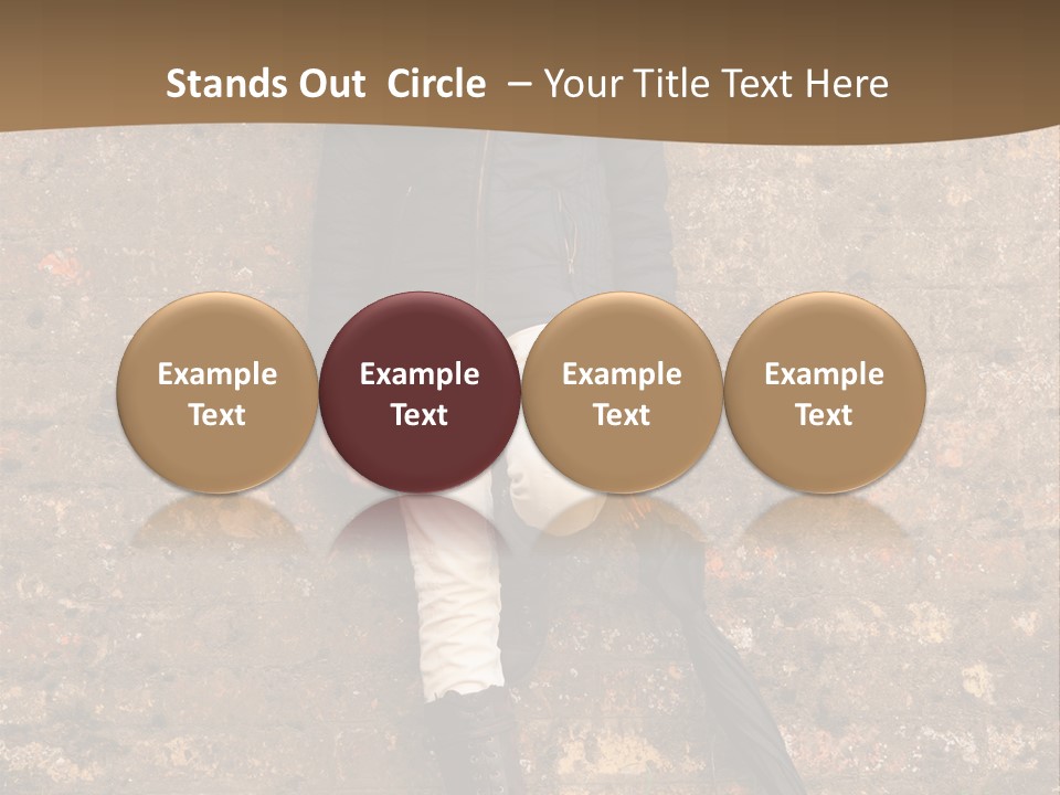 Boots Cloudy Leaning PowerPoint Template