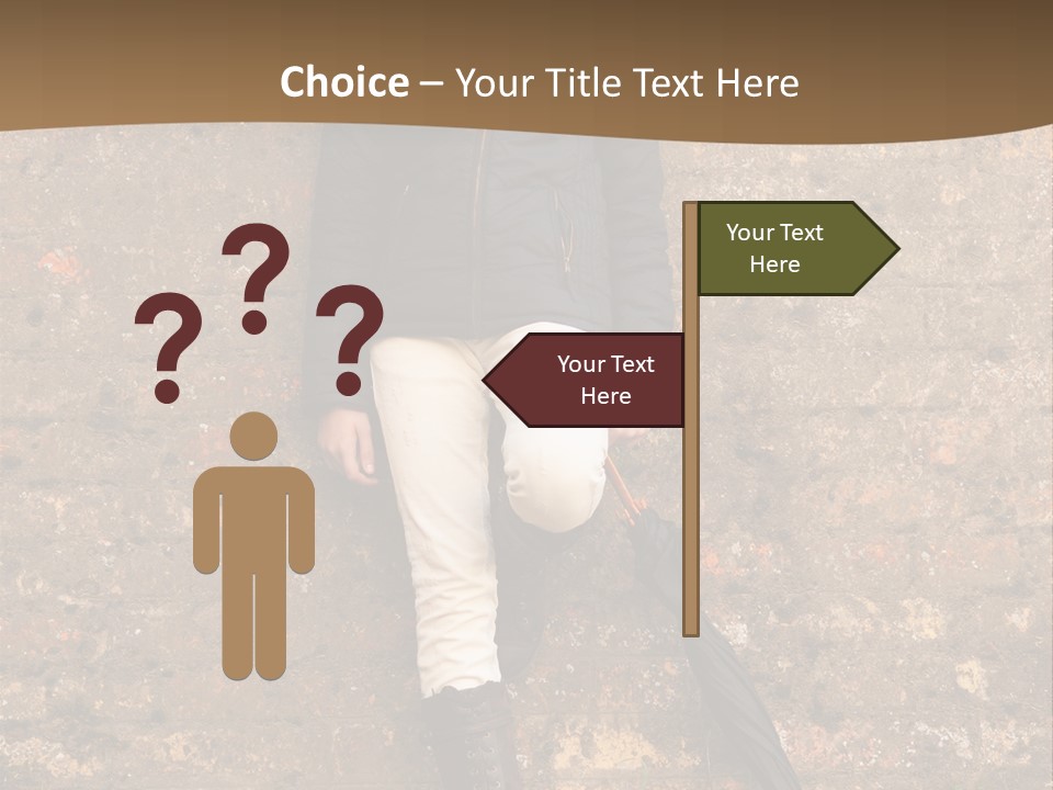 Boots Cloudy Leaning PowerPoint Template
