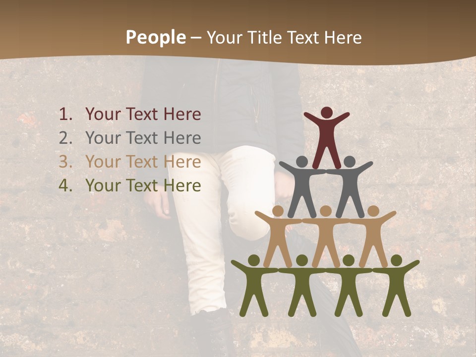 Boots Cloudy Leaning PowerPoint Template