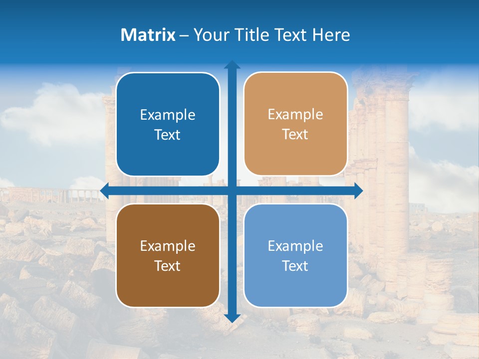 Syria Past Ruin PowerPoint Template