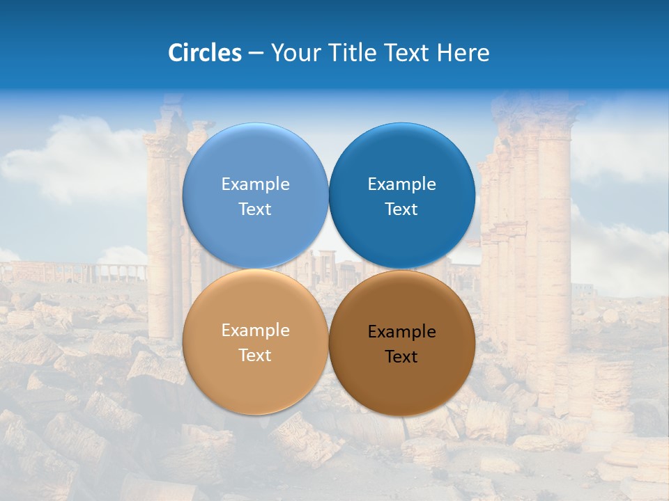 Syria Past Ruin PowerPoint Template